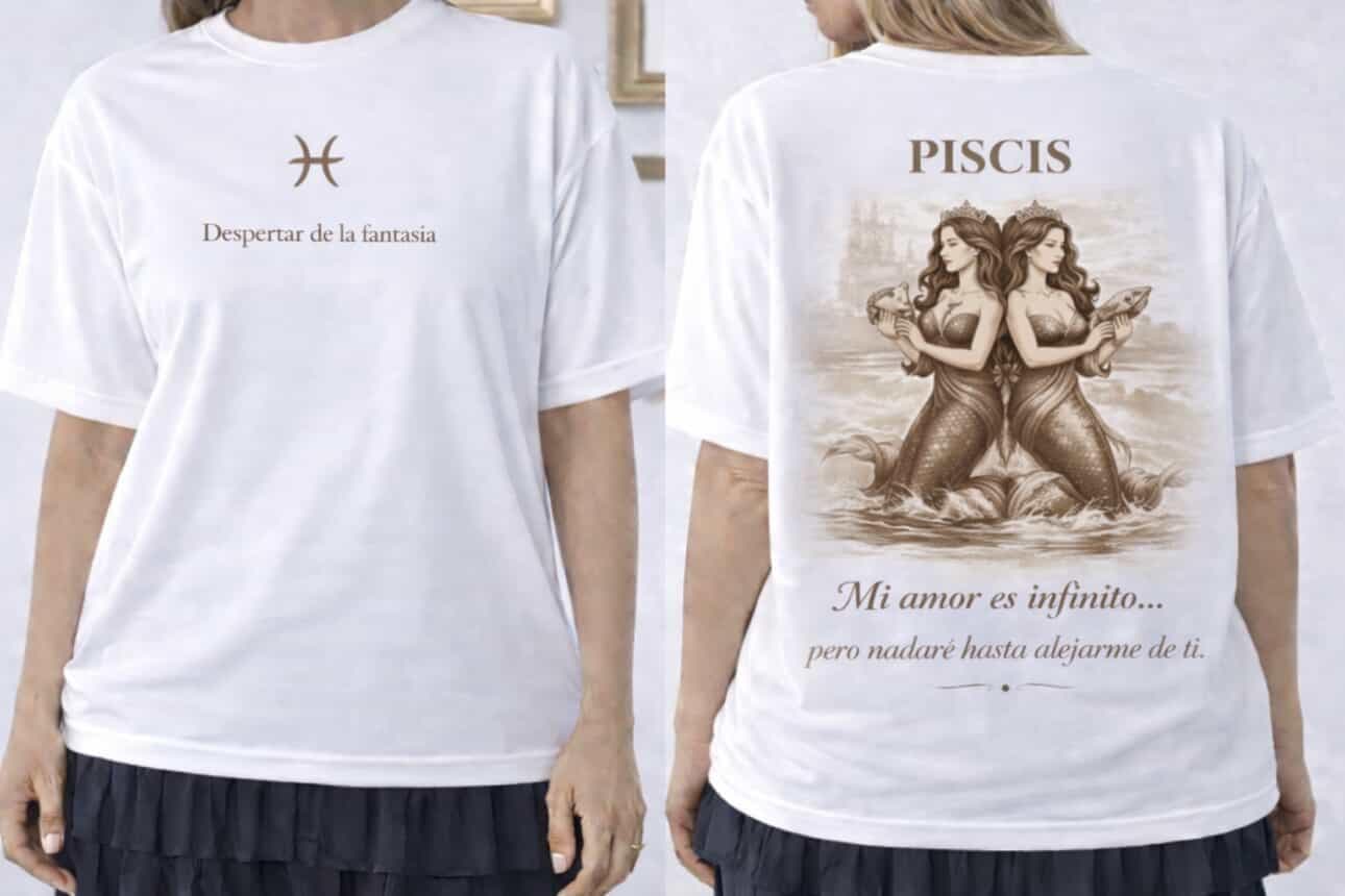 Playera Signo Zodiacal - Piscis